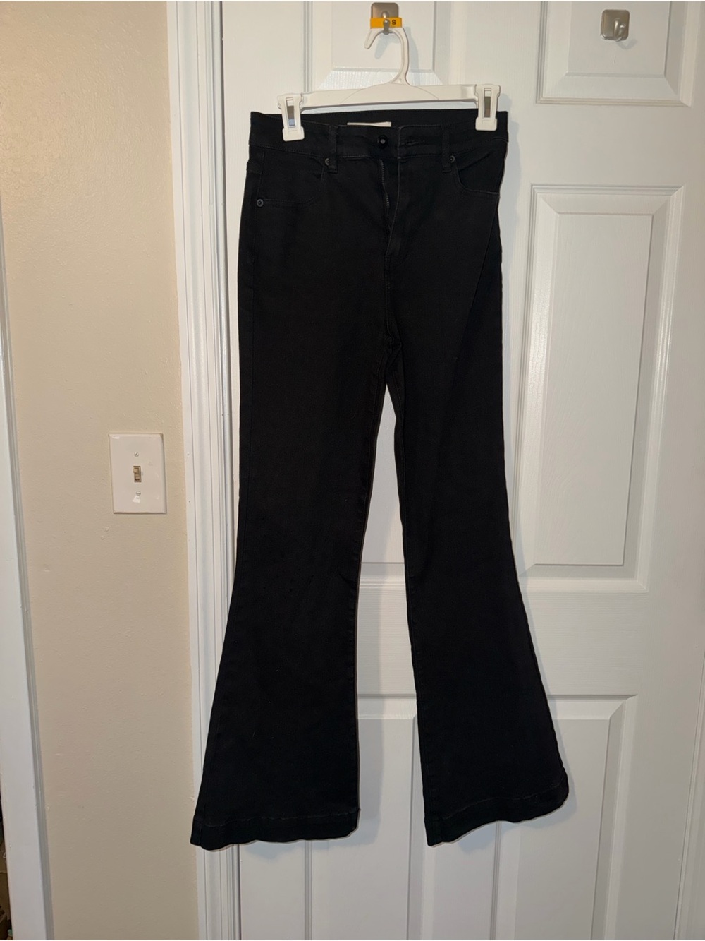 Chelsea & Violet Black Flare Jeans